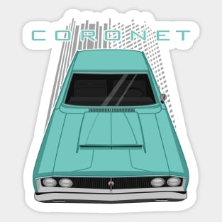 Dodge Coronet 1968 - turquoise Sticker